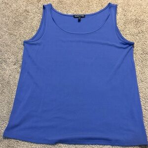 Eileen Fisher Women's Bluette Silk Scoop Tank Top Small